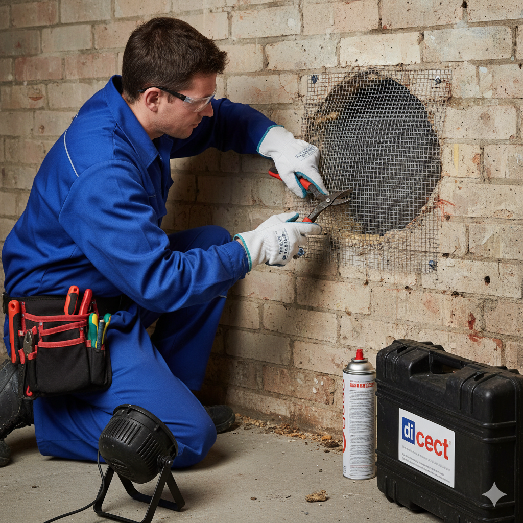 Alt text: Emergency rat proofing Rainhill service van attending call-out within the hour